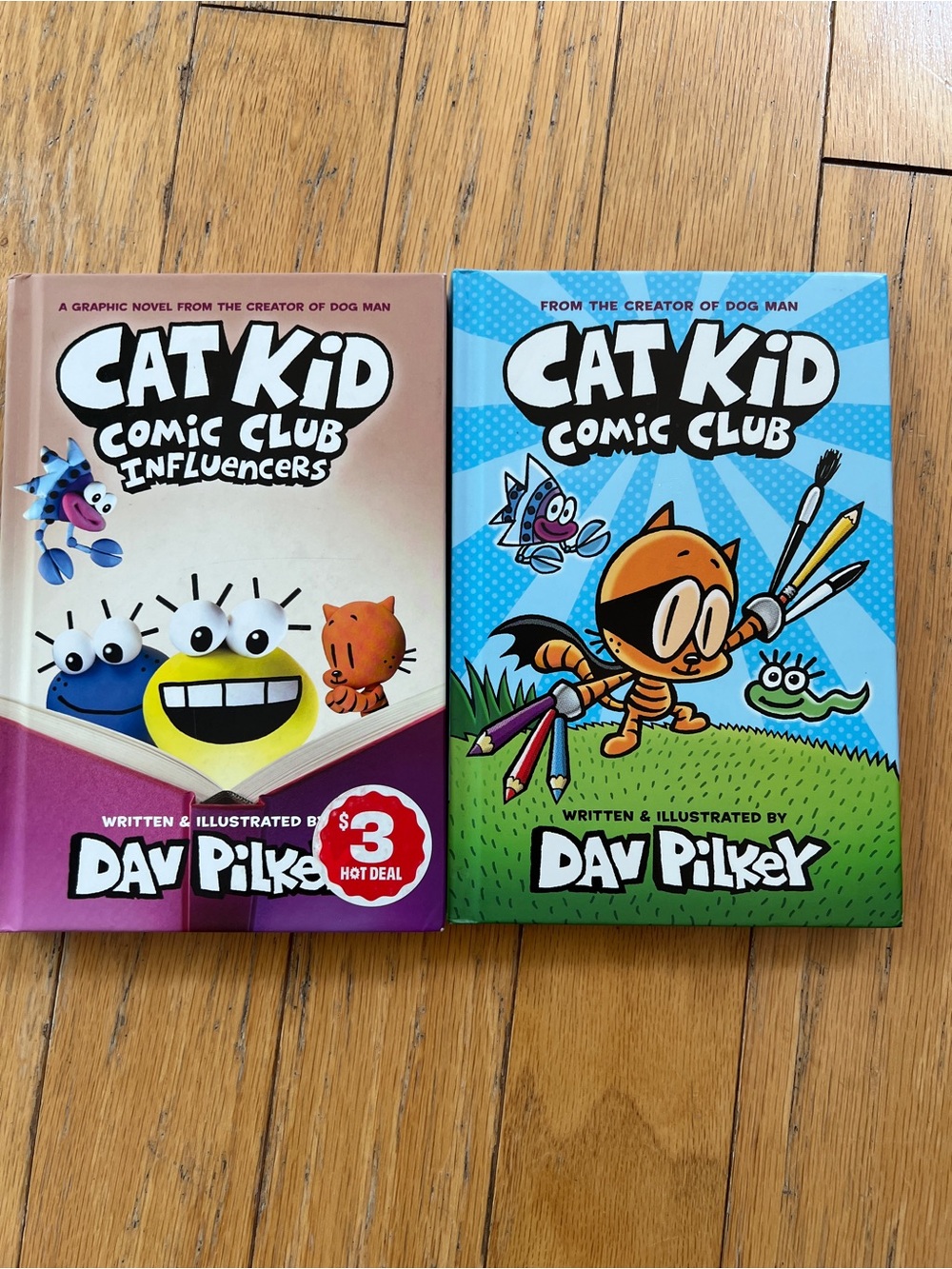 CAT KID Comic Club Graphic Novel - Blue & Pink Covers